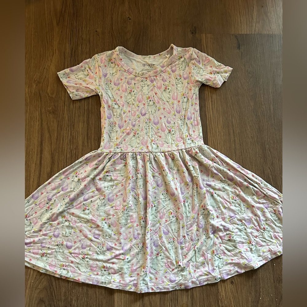 Floral Easter Bamboo Twirl Dress